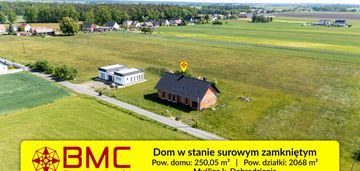 Myślina - dom do wykończenia z dużą działką