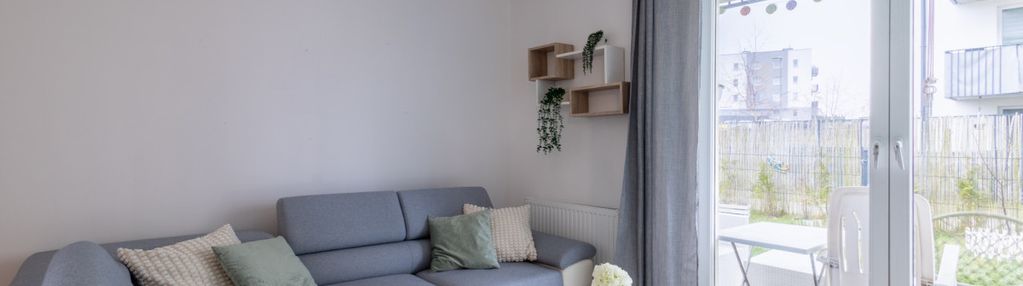 Dwupokojowe mieszkanie z ogródkiem i garażem