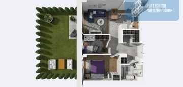 Promocja! mieszkanie 3 pok. z ogródkiem