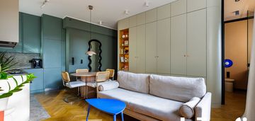 Designerskie dwa pokoje obok metra