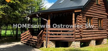 Dom z bali góralski czerwona góra działka 4600 m2