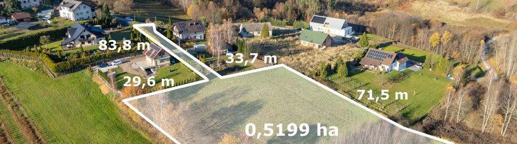 Budowlane 52 ary - spokojna i zielona okolica