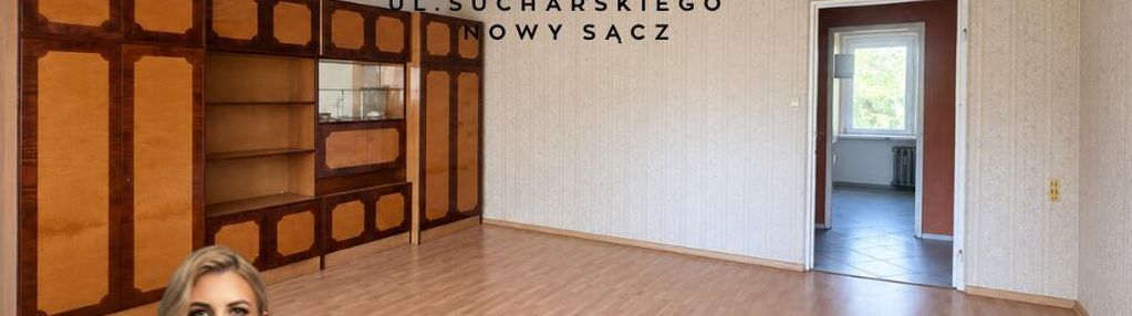Na sprzedaż mieszkanie dwustronne z balkonem 2 piętro ul.sucharskiego nowy sącz