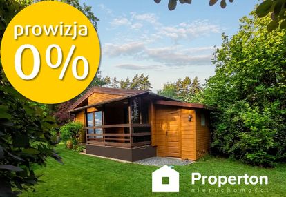 Działka z domkiem letniskowym w otoczeniu lasu | g