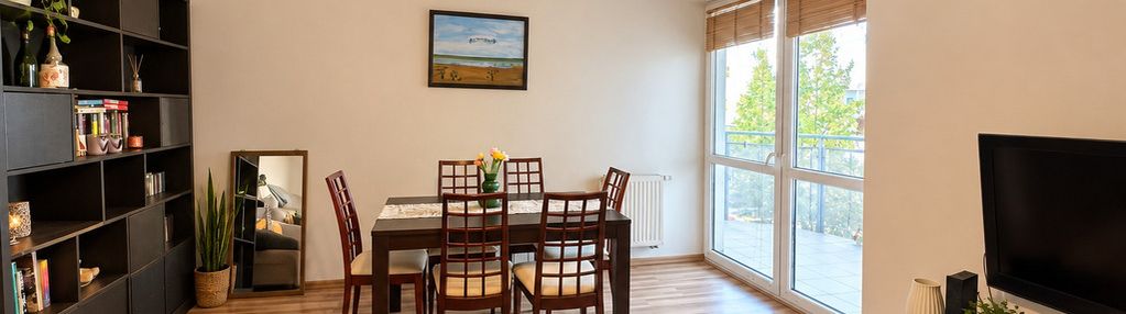 Przytulne mieszkanie na 1 piętrze z balkonem