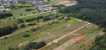 Działka budowlana 1047 m2, dyminy ul. przylesie