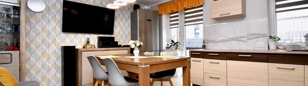 Mieszkanie na parterze 3 pok, balkon lębork