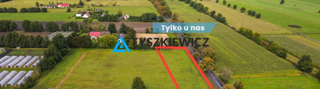 Działka przy głównej drodze - wz na 2 domy