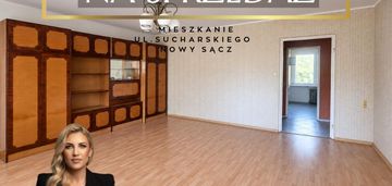 Na sprzedaż mieszkanie dwustronne z balkonem 2 piętro ul.sucharskiego nowy sącz