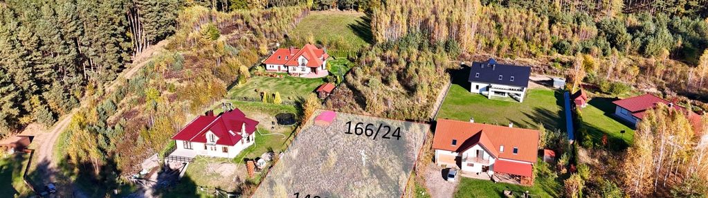 Działka z mediami w otulinie lasu - dorotowo