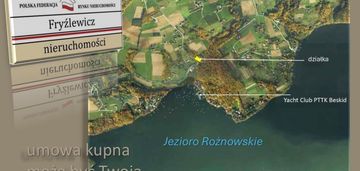 Tania działka nad jeziorem