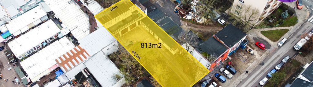 Działka pod zabudowę wielorodzinną, 813m2,