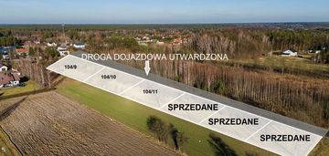 6 działek z warunkami zabudowy+dodatkowe 5 działek