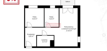 3 -pokoje, kraków-rybitwy