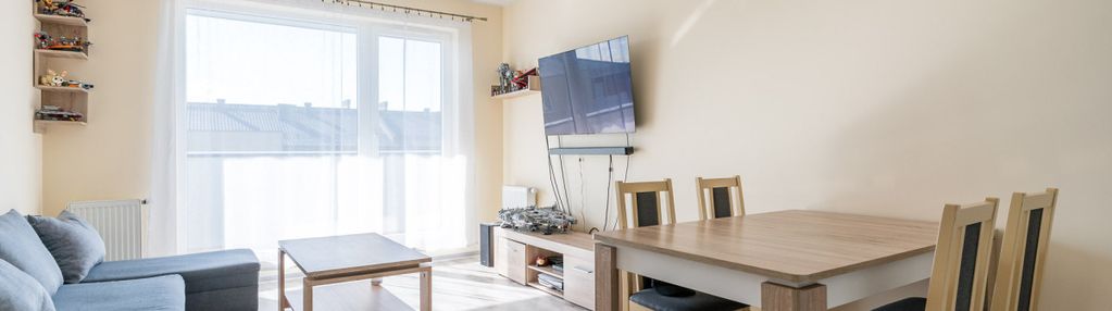 Wygodne 3 pokojowe mieszkanie z obszernym balkonem