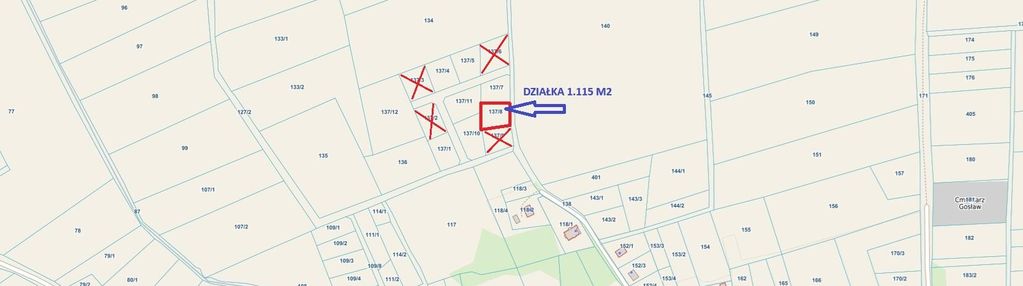 Działka budowlana gosław gmina trzebiatów