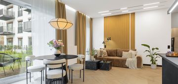 Wysoki 3m premium apartament z ogródkiem | bez pcc