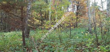 Działka  leśna z prawem zabudowy droga gminna