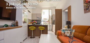 3-pokojowe mieszkanie w centrum miasta