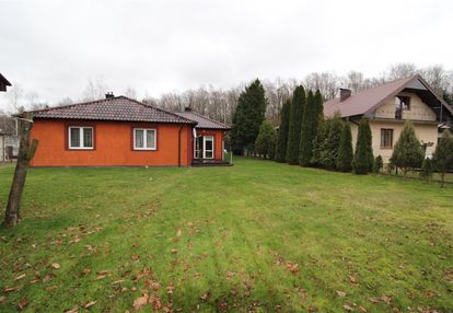 Parterowy dom na wyczerpach