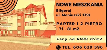 Nowe mieszkania moniuszki biłgoraj | od 47 do 79m2