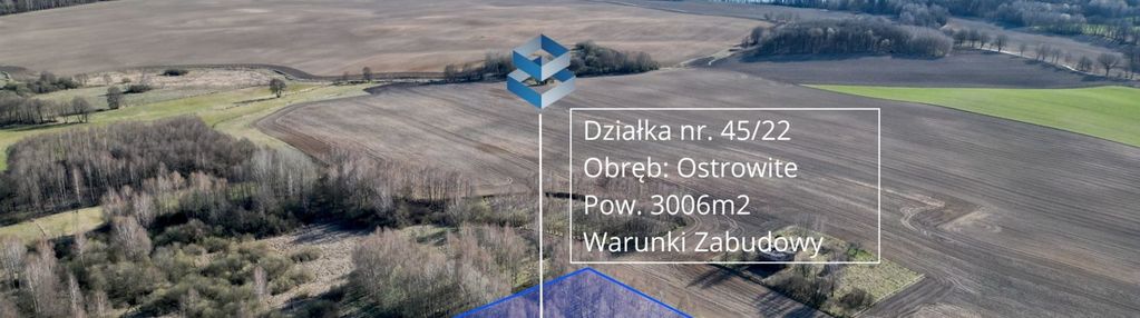 Cisza, jezioro i lasy–działka marzeń w ostrowite