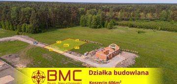 Działka budowlana pod lasem koszęcin 606m2