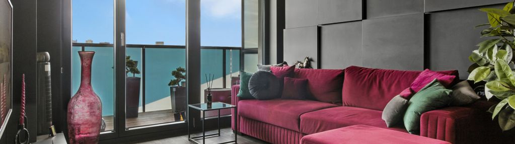 Grafitowe 44m2 | taras | panorama z widokiem