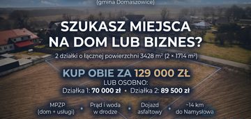 Tu możesz zbudować swój dom– działka ponad 1700 m²