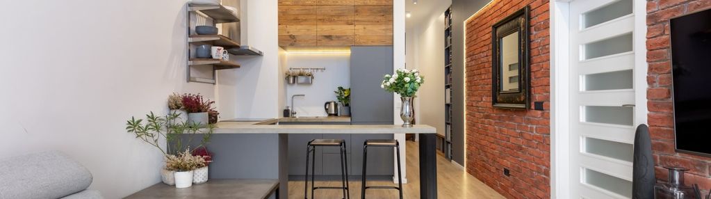 2-pokoje/ wys. 3,3m/ ogród 100m2/ garaż/ komórka