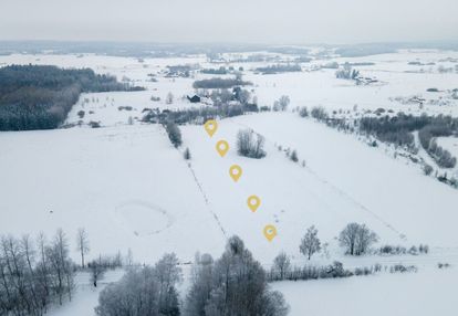 Frączki, działki rolne po podziale, gm. dywity