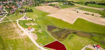 Jonkowo – działka budowlana 1022 m² + staw