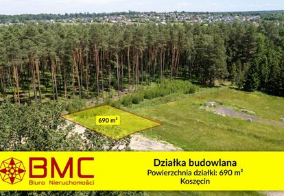 Działka budowlana otoczona lasem koszęcin 690m2