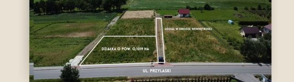 Działka 0,1019 ha przylaski