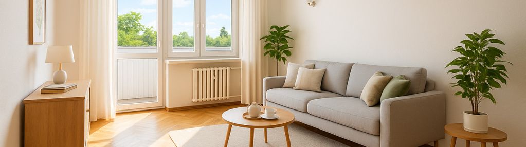 Słoneczne mieszkanie 62 m² z balkonem i piwnicą