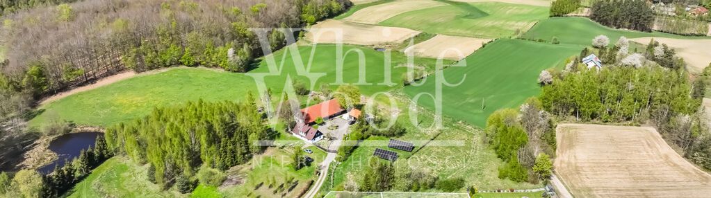 Działka jeleńska huta gm. szemud obok jeziora