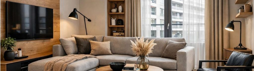 Kawalerka na koszutce, nowoczesny apartamentowiec