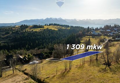 Widokowa działka w rzepiskach | 1310 m2