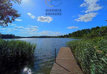 Działka budowlana nad jeziorem z dostępem do plaży