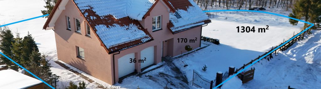 Dom 170 m² plus garaż; somonino; 7 pokoi; natura