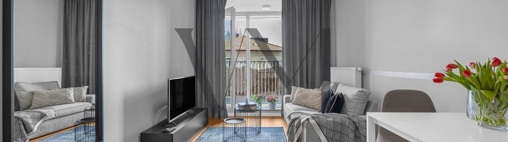 2 pokoje z balkonem, 39m2, praga-południe