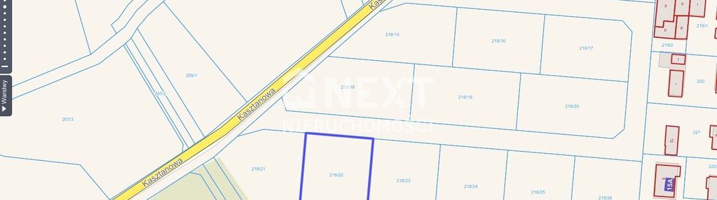 Działka budowlana mpzp 800m2 nowa wieś