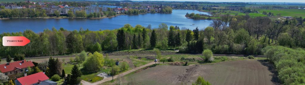 Działka w zajezierzu 300 m od jeziora.
