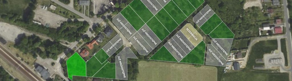 Działka usługowa koszęcin 1486 m2