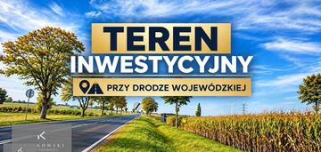 Teren inwestycyjny na obrzeżach miasta namysłów.