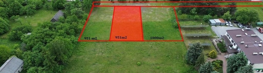 Działka 951m2, oksa gm. jędrzejów