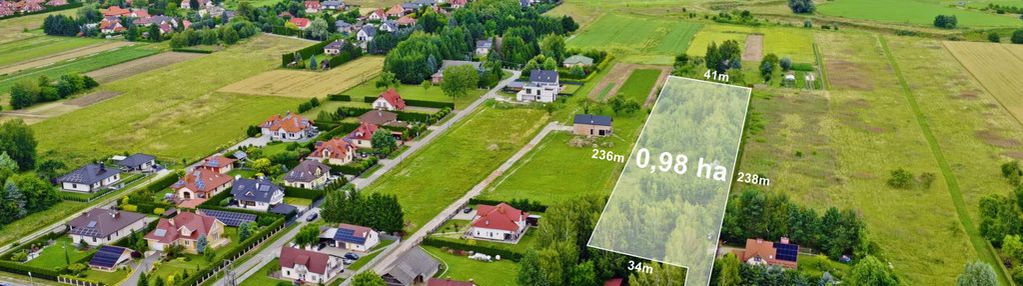 Wszystkie media| idealna pod osiedle domów | 98ar