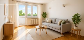 Przestronne mieszkanie 62 m² z balkonem i piwnicą