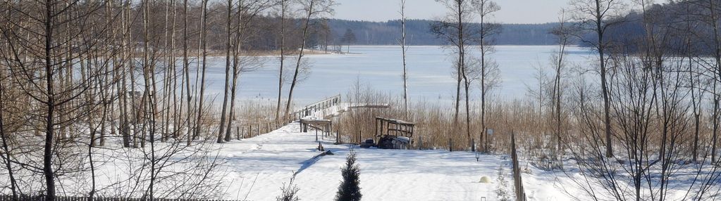 Całoroczny dom nad warmińskim jeziorem