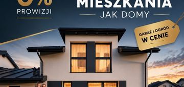 Mieszkania jak domy – garaż i ogród w cenie !